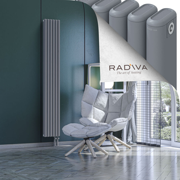 Kotto Radiateur En Aluminium 1800x266 Gris - Thumbnail