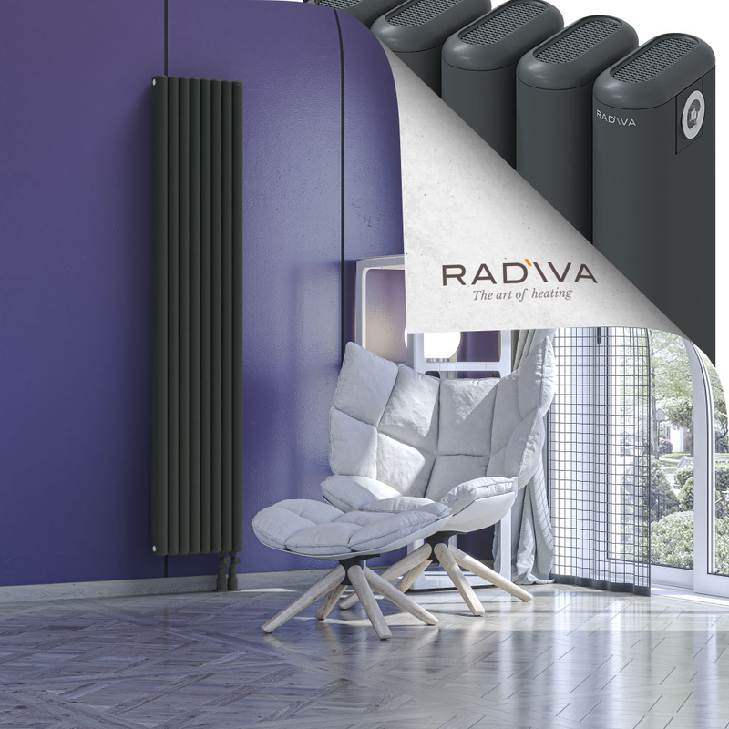 Kotto Radiateur En Aluminium 1800x356 Anthracite Foncé