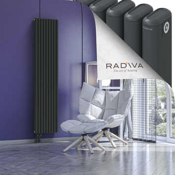 Kotto Radiateur En Aluminium 1800x401 Anthracite Foncé - Thumbnail