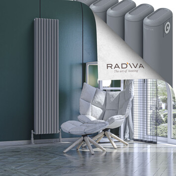 Kotto Radiateur En Aluminium 1800x401 Gris - Thumbnail