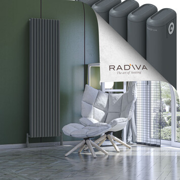 Kotto Radiateur En Aluminium 1800x491 Anthracite - Thumbnail