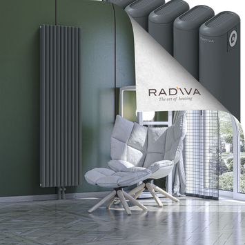 Kotto Radiateur En Aluminium 1800x491 Anthracite - Thumbnail