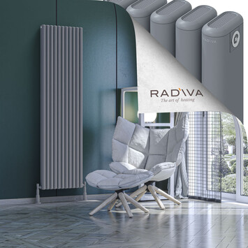 Kotto Radiateur En Aluminium 1800x491 Gris - Thumbnail