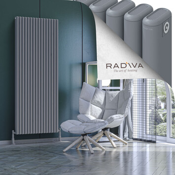 Kotto Radiateur En Aluminium 1800x716 Gris - Thumbnail