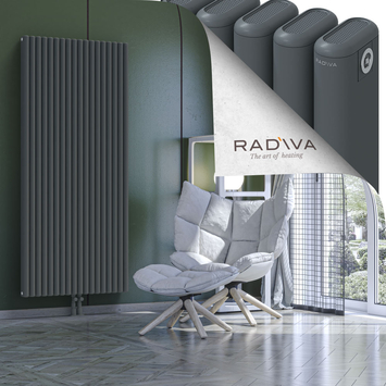 Kotto Radiateur En Aluminium 1800x806 Anthracite - Thumbnail