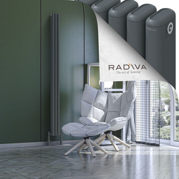 Kotto Radiateur En Aluminium 1900x131 Anthracite - Thumbnail