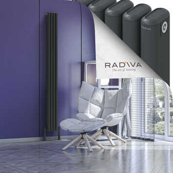 Kotto Radiateur En Aluminium 1900x176 Anthracite Foncé - Thumbnail