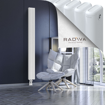 Kotto Radiateur En Aluminium 1900x176 Blanc - Thumbnail