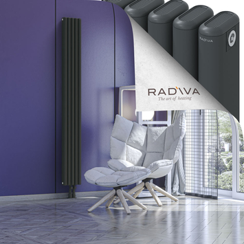 Kotto Radiateur En Aluminium 1900x221 Anthracite Foncé - Thumbnail