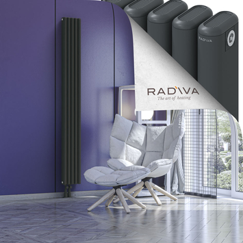 Kotto Radiateur En Aluminium 1900x221 Anthracite Foncé - Thumbnail