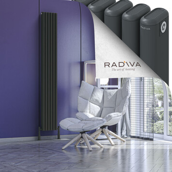 Kotto Radiateur En Aluminium 1900x266 Anthracite Foncé - Thumbnail