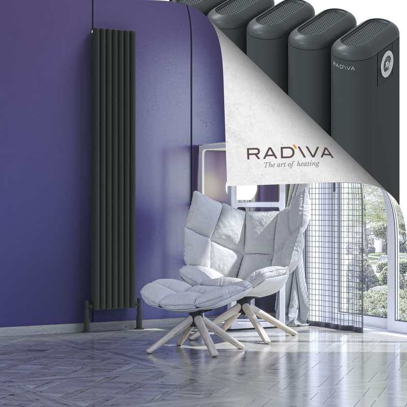 Kotto Radiateur En Aluminium 1900x311 Anthracite Foncé