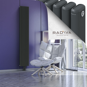 Kotto Radiateur En Aluminium 1900x311 Anthracite Foncé - Thumbnail