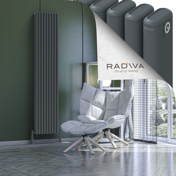 Kotto Radiateur En Aluminium 1900x401 Anthracite - Thumbnail