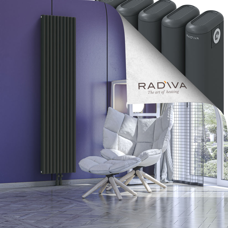 Kotto Radiateur En Aluminium 1900x446 Anthracite Foncé