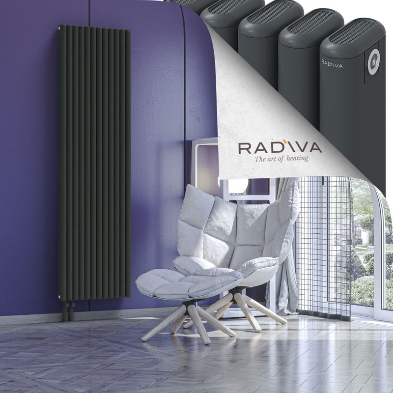 Kotto Radiateur En Aluminium 1900x536 Anthracite Foncé