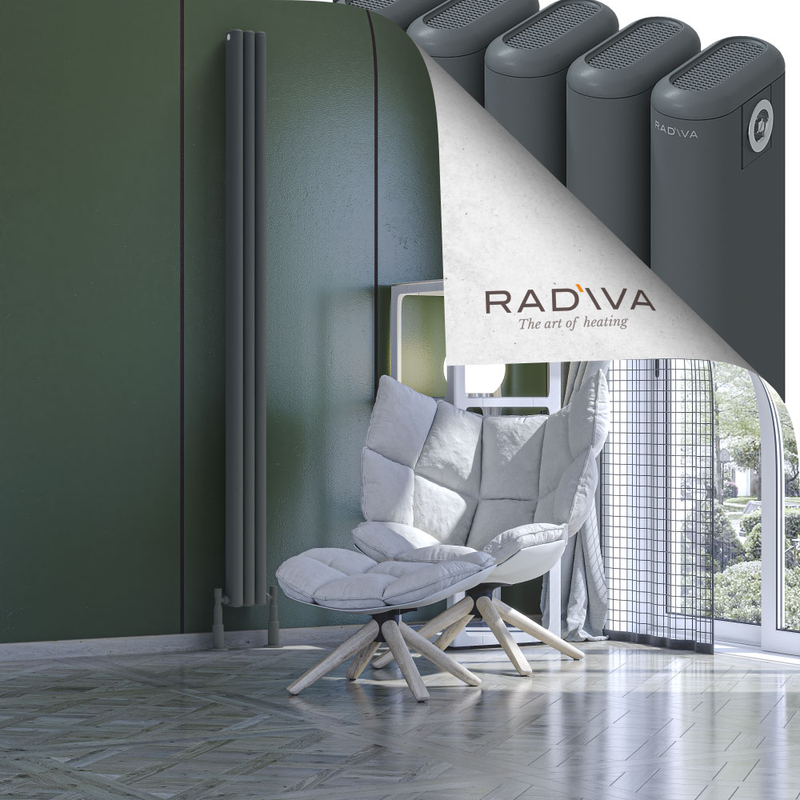 Kotto Radiateur En Aluminium 2000x131 Anthracite