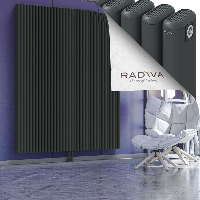 Kotto Radiateur En Aluminium 2000x1616 Anthracite Foncé