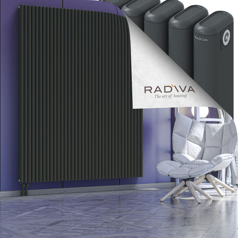 Kotto Radiateur En Aluminium 2000x1616 Anthracite Foncé