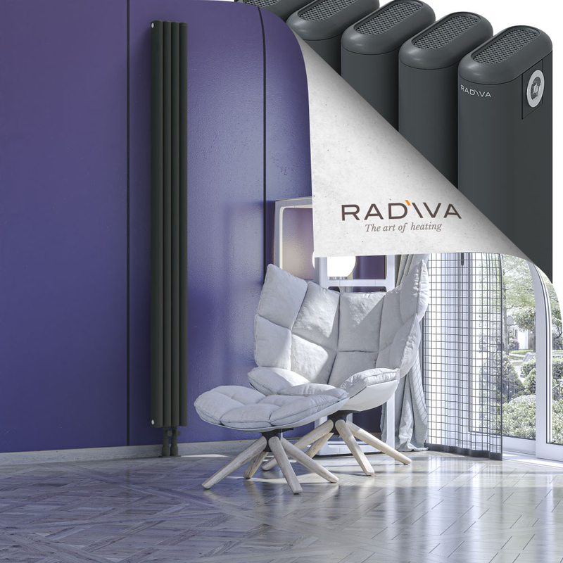 Kotto Radiateur En Aluminium 2000x176 Anthracite Foncé