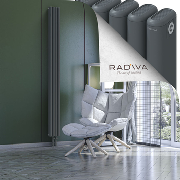 Kotto Radiateur En Aluminium 2000x176 Anthracite - Thumbnail