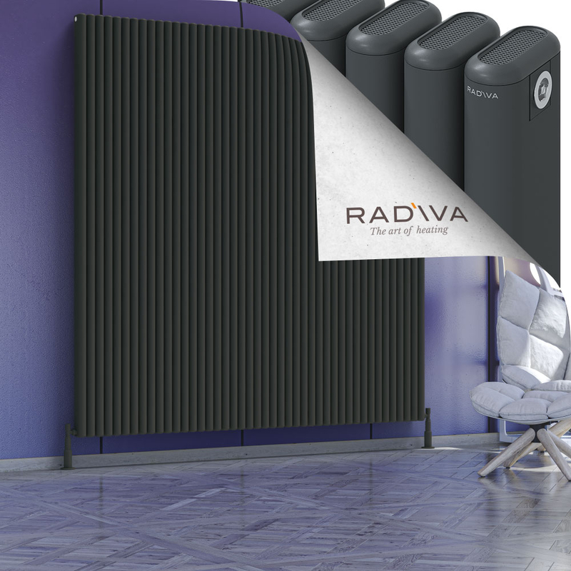 Kotto Radiateur En Aluminium 2000x1976 Anthracite Foncé