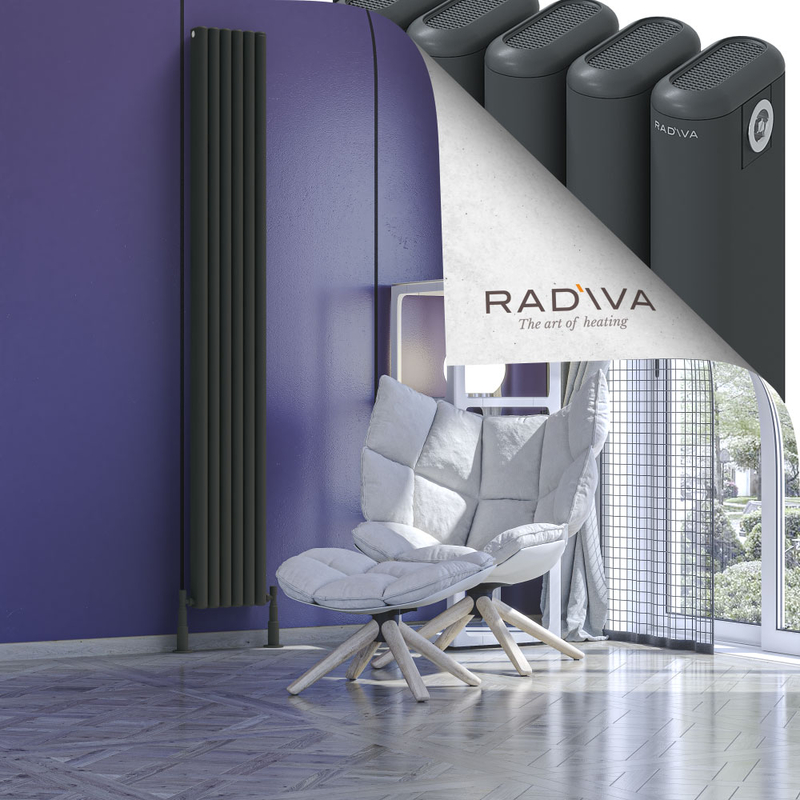 Kotto Radiateur En Aluminium 2000x266 Anthracite Foncé