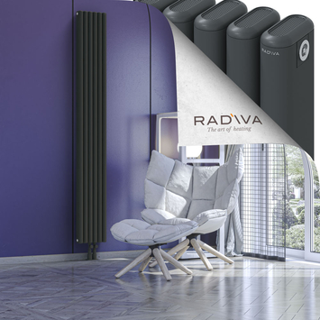 Kotto Radiateur En Aluminium 2000x266 Anthracite Foncé - Thumbnail