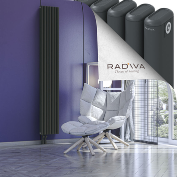 Kotto Radiateur En Aluminium 2000x311 Anthracite Foncé - Thumbnail