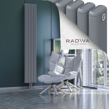 Kotto Radiateur En Aluminium 2000x311 Gris - Thumbnail