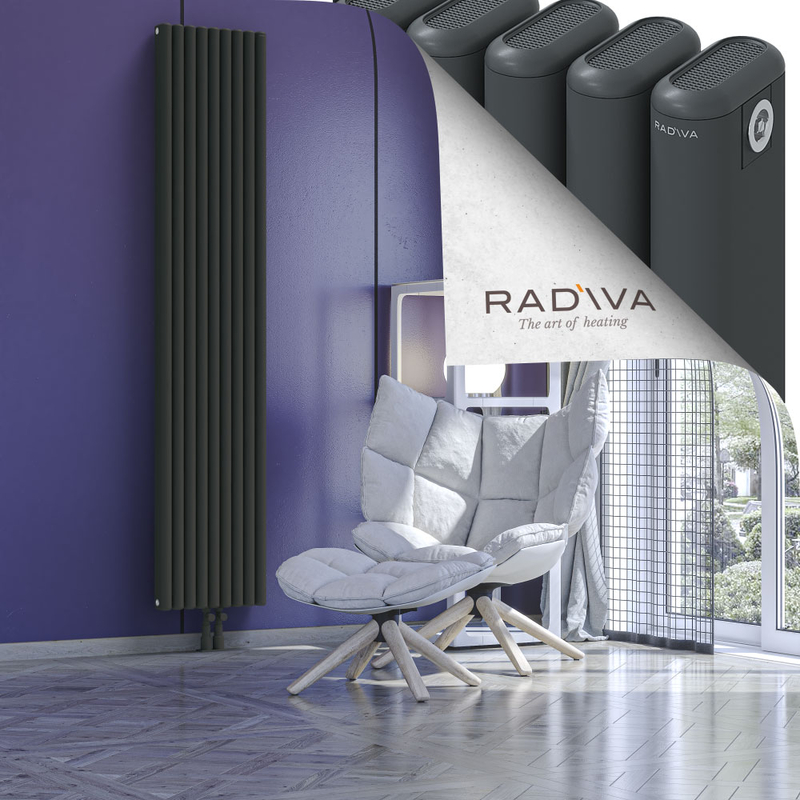 Kotto Radiateur En Aluminium 2000x401 Anthracite Foncé