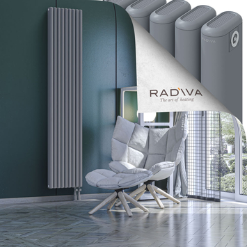 Kotto Radiateur En Aluminium 2000x401 Gris - Thumbnail