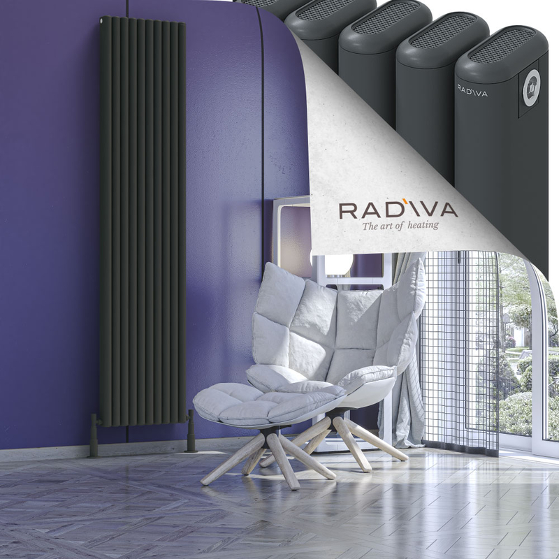 Kotto Radiateur En Aluminium 2000x446 Anthracite Foncé