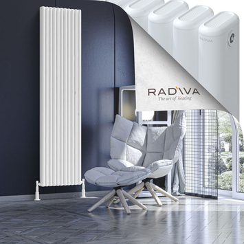 Kotto Radiateur En Aluminium 2000x491 Blanc - Thumbnail