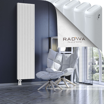 Kotto Radiateur En Aluminium 2000x491 Blanc - Thumbnail