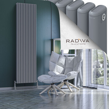 Kotto Radiateur En Aluminium 2000x536 Gris - Thumbnail