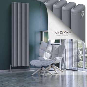 Kotto Radiateur En Aluminium 2000x581 Gris - Thumbnail