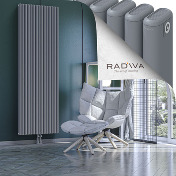 Kotto Radiateur En Aluminium 2000x671 Gris - Thumbnail