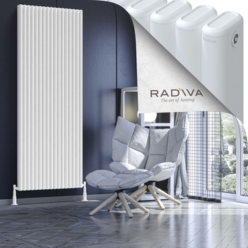 Kotto Radiateur En Aluminium 2000x761 Blanc - Thumbnail