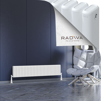 Kotto Radiateur En Aluminium 300x1481 Blanc - Thumbnail