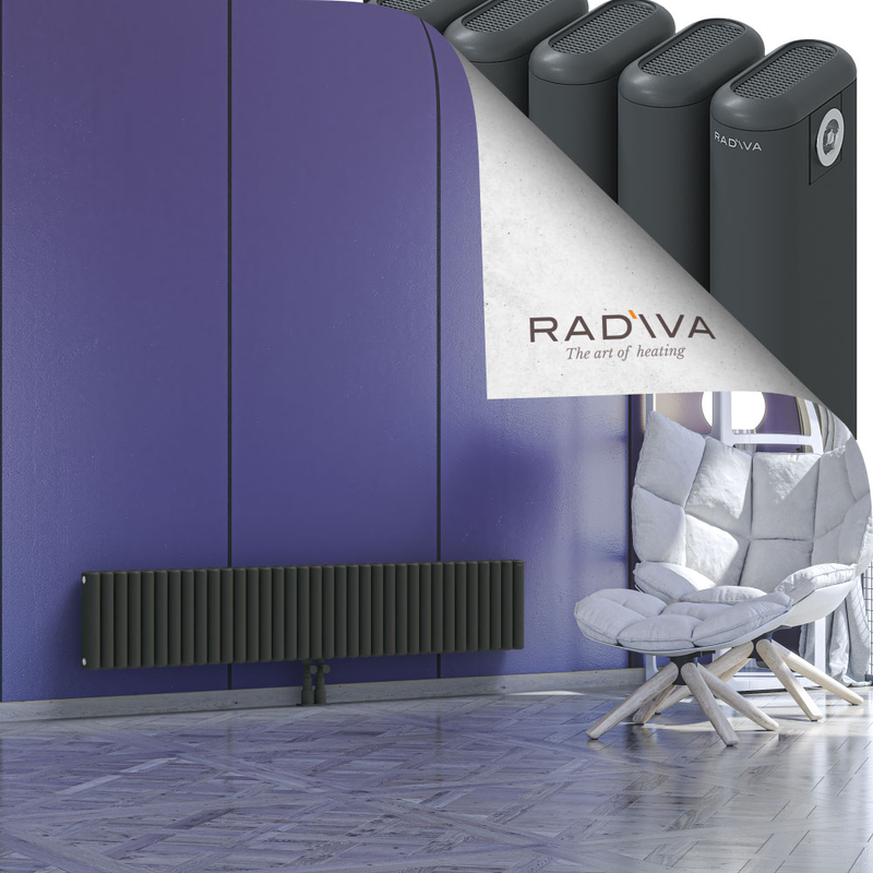 Kotto Radiateur En Aluminium 300x1571 Anthracite Foncé