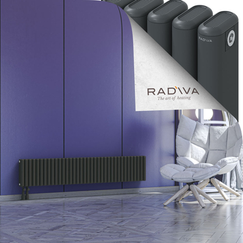 Kotto Radiateur En Aluminium 300x1616 Anthracite Foncé - Thumbnail