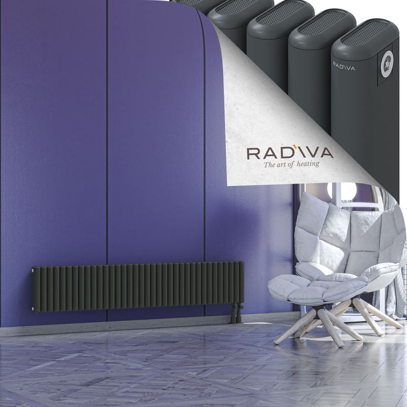 Kotto Radiateur En Aluminium 300x1616 Anthracite Foncé