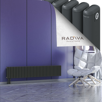 Kotto Radiateur En Aluminium 300x1661 Anthracite Foncé - Thumbnail