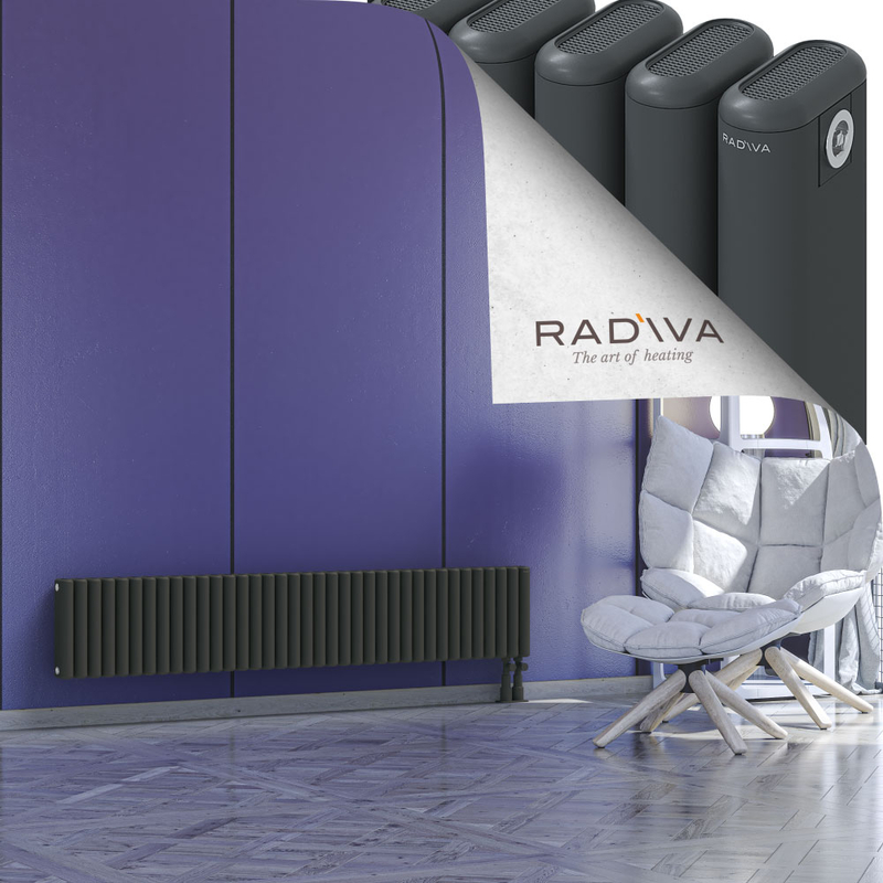 Kotto Radiateur En Aluminium 300x1661 Anthracite Foncé