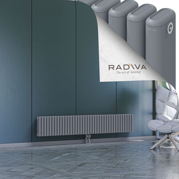 Kotto Radiateur En Aluminium 300x1751 Gris - Thumbnail