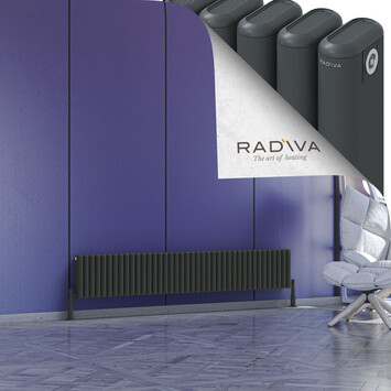 Kotto Radiateur En Aluminium 300x1796 Anthracite Foncé - Thumbnail