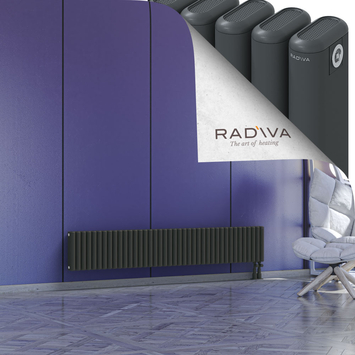 Kotto Radiateur En Aluminium 300x1796 Anthracite Foncé - Thumbnail