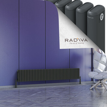 Kotto Radiateur En Aluminium 300x1886 Anthracite Foncé - Thumbnail