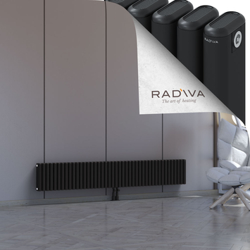 Kotto Radiateur En Aluminium 300x1931 Noir - Thumbnail